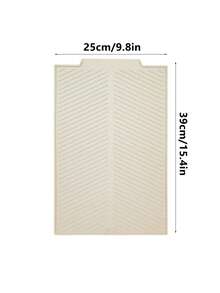 1pc Silicone Slanted Drain Mat, Heat Resistant Dish Drying Mat, Kitchen Sink Strainer, Fruit & Vegetable Drying Pad, Multifunctional Countertop Mat, Non-Slip Trivet For Bowls, Cups & Cutting Boards - Multicolor - View 7