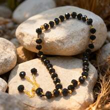 1串33颗10毫米玻璃珠穆斯林念珠，用于礼拜、祈祷，斋月节日礼物，祈祷念珠 - 混色 - 查看 3