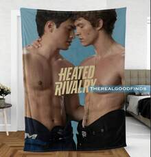Heated Rivalry Fleece Blanket, Ilya Rozanov And Shane Hollander Blanket, Hudson Williams & Connor Storrie - Mix - View 4