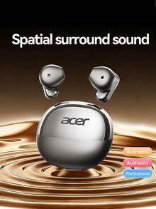 Headphone Nirkabel Semi-In-Ear Acer OHR628 dengan Peredam Kebisingan Panggilan, Nyaman Dipakai, Nirkabel 6.0, Kualitas Suara High-Fidelity, Cocok untuk Olahraga, Belajar, Bisnis, Kompatibel dengan Smartphone, Tablet, dan Laptop - Satu-Ukuran - View 2