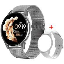 2025新款1.28英寸高清屏女士智能手表，多功能智能手表，支持AI语音助手/通知提醒/无线通话，健身追踪器，带天气预报/计步器/运动管理功能，时尚设计，母亲节礼物 - 彩色 - 查看 10