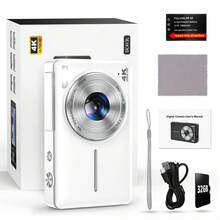 SONGDIAN 64MP 4K HD 數位相機 16倍數位變焦 Vlogging 用 2.8吋 LCD 螢幕 充電式相機 攝影專業入門相機 支援拍照、錄影 1050mAh 大容量電池 完美禮物 - 相機+記憶卡 - 查看 12