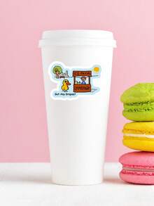 Hình dán chú vịt hài hước "Có nho không?" - Hình dán meme kinh điển, hình dán chú vịt hoài niệm lan truyền cho máy tính xách tay & Kindle, quà tặng hài hước về động vật dễ thương. - Nhiều màu - Xem 4