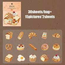 Bộ 30 miếng dán cứng kiểu thêu cổ điển, chất liệu mềm mại, thích hợp để trang trí khung ảnh, máy tính, ốp điện thoại, cốc, tạp chí, hộp bút, bàn làm việc, dán cá nhân, đồ dùng học tập, quà Giáng sinh, quà tặng cho nữ, trang trí sổ kế hoạch, đồ thủ công DIY, văn phòng phẩm dễ thương. - Bộ nhãn dán - Xem 13