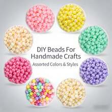 88/150pcs 12mm Rainbow Acrylic Beads - High Bright Beads Multiple Colors Available, Round Beads Suitable For DIY Jewelry Making, Bracelet, Necklace Or Handicraft Pen Decoration - Acrylic Beads - View 7