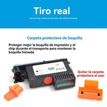 Cartucho de tinta 940 rojo y azul compatible con HP 8500, 8000 y C4900 – reemplazo directo del modelo C4901A, sin modificar la impresora, con colores vibrantes, secado rápido y máxima compatibilidad garantizada al 100%. Tinta 940 Roja y Azul para HP – Compatible con C4901A 8500 8000 – Ahorra Dinero sin Sacrificar Calidad - Rojo - Ver 7