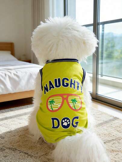 Breathable Vest For Cats & Dogs, Suitable For British Shorthair Cats, Bright Color Apparel For Pets