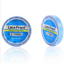 3 Sizes 0.8cm Double-Sided Wig Tape, Transparent Lace Front Wig Support Tape, Waterproof Strong Double-Sided Adhesive - Blue - View 2