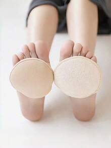 10/4/2/1 Pairs Front Foot Pads, Pain-Relieving Sweat-Absorbing Invisible Toe Socks - Multicolor - View 9