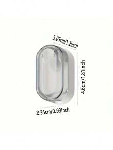 1/2个免钻孔自动防尘盖牙刷架，壁挂式牙刷收纳架 - 彩色 - 查看 2