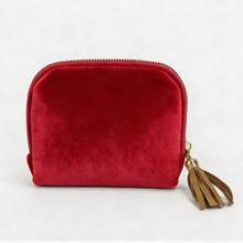 5-Layer Jewelry Organizer Bag, Includes Necklace, Earrings, Bracelet, Pendant Storage, Tassel Decor, Portable Jewelry Travel Case , Makeup Room Decor - Multicolor - View 15