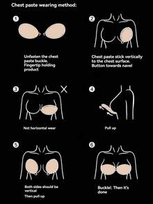 Summer Clingy Bra For Ladies, Women's Underwear, Invisible Bra, Seamless Bra Pads, No Shoulder Straps Bra, Gathers Breasts, Prevents Outward Expansion, Creates Perfect Breast Shape, Suitable For Vacations, Dates, Business Trips, Travels, Dinners, Swimsuits, Wedding Dresses, Formal Gowns, Dresses - Multicolor - View 10