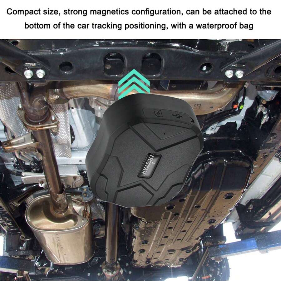 TK905B GPS Locator Powerful GPS Tracking Device Magnetics Installation with 5 Alarm Modes for Truck Car Vehicle Locating Use - Negro - Ver 1