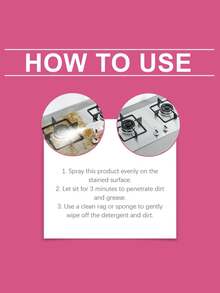 jakehoe 多用途清洁喷雾，日常家用油渍和污渍去除剂，适用于各种场景 - 液體 - 查看 8