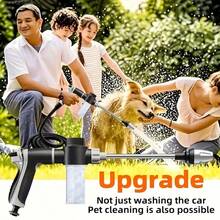 RELOUST High-Pressure Multi-Functional Car And Motorcycle Washing Water Gun. Durable Plastic Body. Adjustable Nozzle For Garden Hose. Suitable For Cleaning Bicycles/ Vehicles/ Outdoor Areas/ Gardening Watering. Powerful Spray Gun. - Portable High-pressure Water Gun (with Foam Dispenser) - View 6