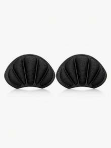 1 Pair Simple Soft & Comfortable Shell-Shaped Heel Stickers For Women Men Sneakers Shoes, Casual Shoes - Black - View 6