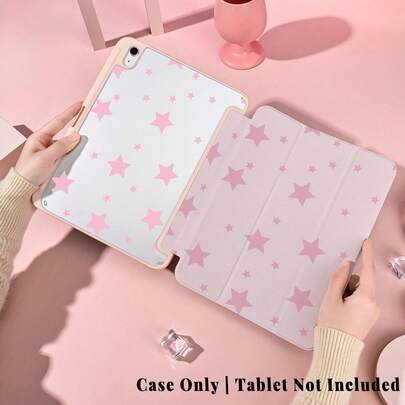1pc Protective Cover With Pen Slot Multi-Angle Magnetic Stand Cover With Auto Sleep/Wake,Kawaii Tablet Case Compatible With Pro/Air/Compatible With Samsung Galaxy A9/S9/S7/S10+/Compatible With XIAOMI Pad/5/6/7