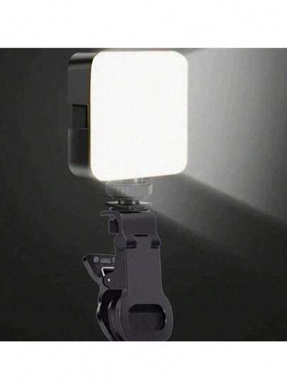 1pc Mini Portable Selfie Ring Light, LED Pocket Fill Light For DSLR Camera Photo & Video, Beauty Lighting