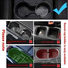 360度旋转车载杯架带托盘 - 双杯架和可折叠桌面，适用于旅行、露营和家庭出游，可放置饮料、咖啡、汉堡等。 - A - 查看 9