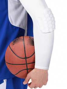 1pc S/M/L/XL Spring Unisex Outdoor Sports Elbow Guard Elastic Basketball Volleyball Football Cycling Arm Sleeve Anti-Collision Honeycomb Support Protective Gear - Multicolor - View 11