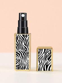 1pc 5ml Leopard Print Square Perfume Refillable Bottle, Portable Travel Perfume Bottle With Bottom Filling, Refillable Leopard Print Square Perfume Travel Bottle, 5ml Bottom Refillable Textured Decant Bottle - Multicolor - View 7