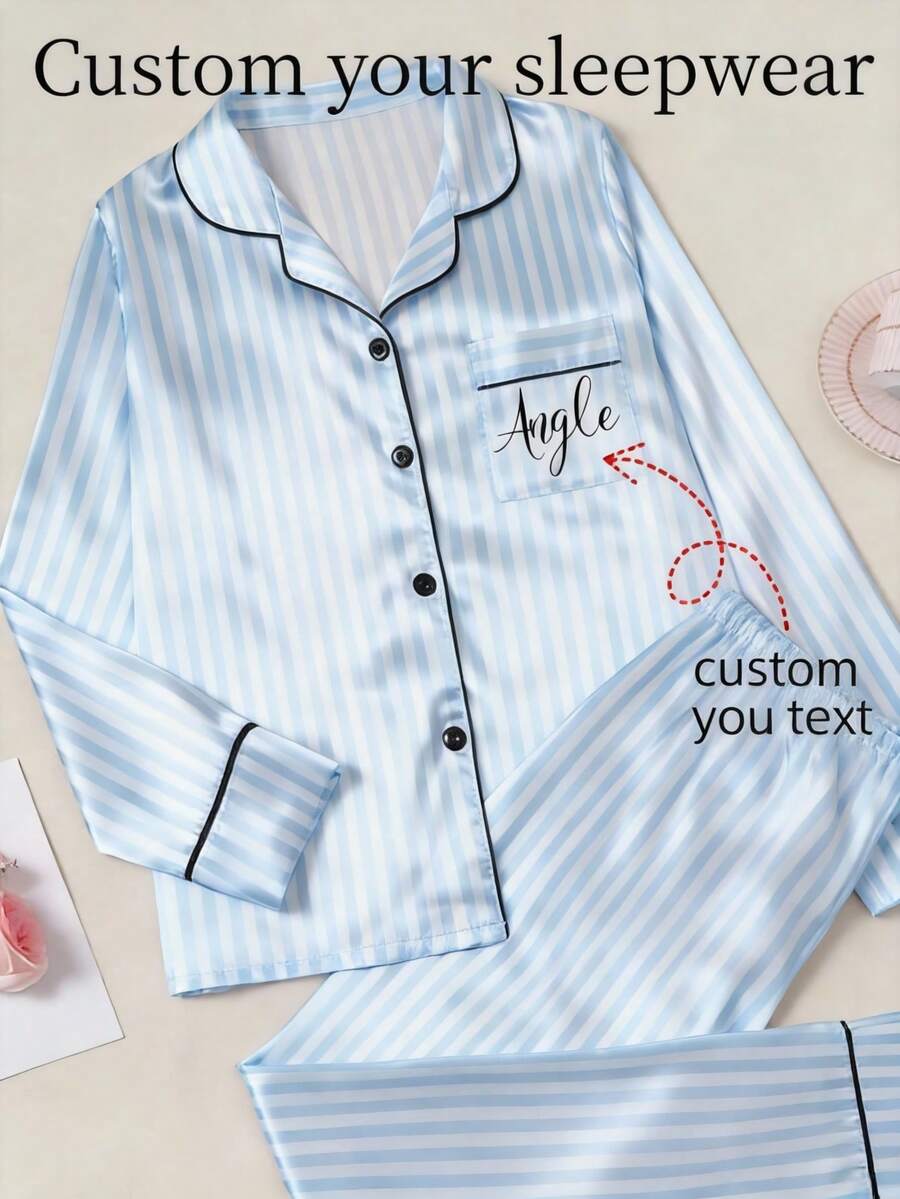 客製化文字女款和服浴袍 性感短款印花浴袍睡衣 聖誕節情人節禮物 伴娘居家休閒睡衣