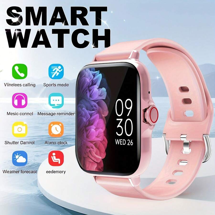 2026 New Smart Watch, Can Answer And Make Calls, Message Reminder, Custom Dial Wallpaper, Full Touch Display, Women's/Men's Smart Sports Watch, Suitable For Android And IOS Mobile Phones, Holiday Gifts, Birthday Gifts, Must-Have Gifts For Friends - View 1