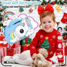 儿童相机，1080P高清，4800万像素，视频拍摄，内置5款游戏，儿童生日礼物，儿童节礼物，儿童生日首选礼物 - 彩色 - 查看 9