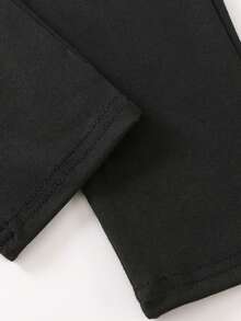 2件套可爱水豚和星星印花T恤+黑色裤子，宽松透气春夏大童套装 - 彩色 - 查看 11