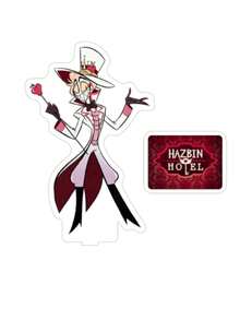 1个15厘米2025新款动漫亚克力立牌 - 查理·晨星和阿拉斯托，圣诞节桌面装饰生日礼物，送给朋友 - 彩色 - 查看 8