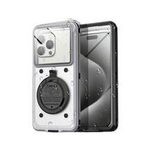 Túi đựng điện thoại chống sốc, chống nước 6.9 inch, ốp lưng điện thoại chống nước đa năng, có chân đế cảm ứng, phù hợp với mọi loại điện thoại, bảo vệ toàn diện cho điện thoại khi chụp ảnh dưới nước chuyên nghiệp, quà tặng mùa xuân. - Nhiều màu - Xem 16