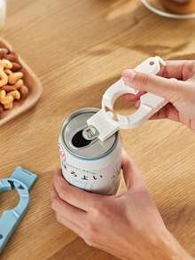 Plastic Bottle/Can Opener Without Battery, Easy Grip Rotary Cap, Suitable For Soda & Beverage Bottles, Magnetic Japanese-Style Opener - Multicolor - View 8