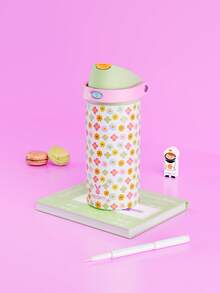 Meoky 18oz Vacuum Insulated Water Bottle with 2-in-1 Straw and Spout Lid, Insulated Cup, Keep Cold 24H, Leak-Proof, Fits in Car Cup Holder, Stainless Steel Tumbler for Sports, Travel, and School - 白色 - 查看 2