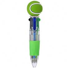 10pcs/Set Random 4 Colors Retractable Ballpoint Pen, Sports Ball Shaped, Perfect Gift For Women (Valentine's Day/Wedding Season/Party Supplies, Office/School) - Multicolor - View 7