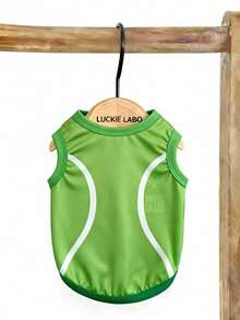 LUCKIE LABO 2件装 GAME DAY 经典赛季球形图案印花背心，适合吉娃娃等小型犬，保暖透气，减少掉毛，室内外运动皆宜，猫狗适用。 - 彩色 - 查看 6