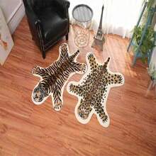 Leopard Print Rug Faux Fur Cowhide Skin Rug Animal Printed Area Rug Carpet For Decorating  Room, Under Coffee Table, Cowboy-Themed Nursery, Jungle Themed Room, Playroom - LeopardPrint-31.5X41.5in - View 8