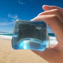 新款麦芽糖冰块挤压玩具，透明水块慢回弹减压挤压玩具冰块玩具 - 彩色 - 查看 4