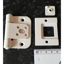 National Hickman Complete White Hinge Set For A 44mm Fire Door - B - View 3