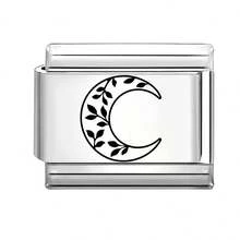 1件装DIY模块化手链，饰有星星、月亮、爱心和宠物眼睛元素，适合作为派对礼物送给朋友/情侣，适用于圣诞节、新年、万圣节、情人节等节日，设计精美，不锈钢材质。 - M294165 M294166 - 查看 8