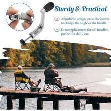 Fishing Reel Rotary Knob Power Handle, Fishing Spinning Reel Handle For Fishing Handle Replacement Parts - / - View 5