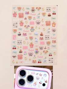 1片INS创意DIY镜头保护膜钢化玻璃贴膜，兼容 11 Pro Max/12 Pro Max/13 Pro Max/14 Pro Max/15 Pro Max/16 Pro Max/17 Pro Max手机镜头膜 - 彩色 - 查看 7