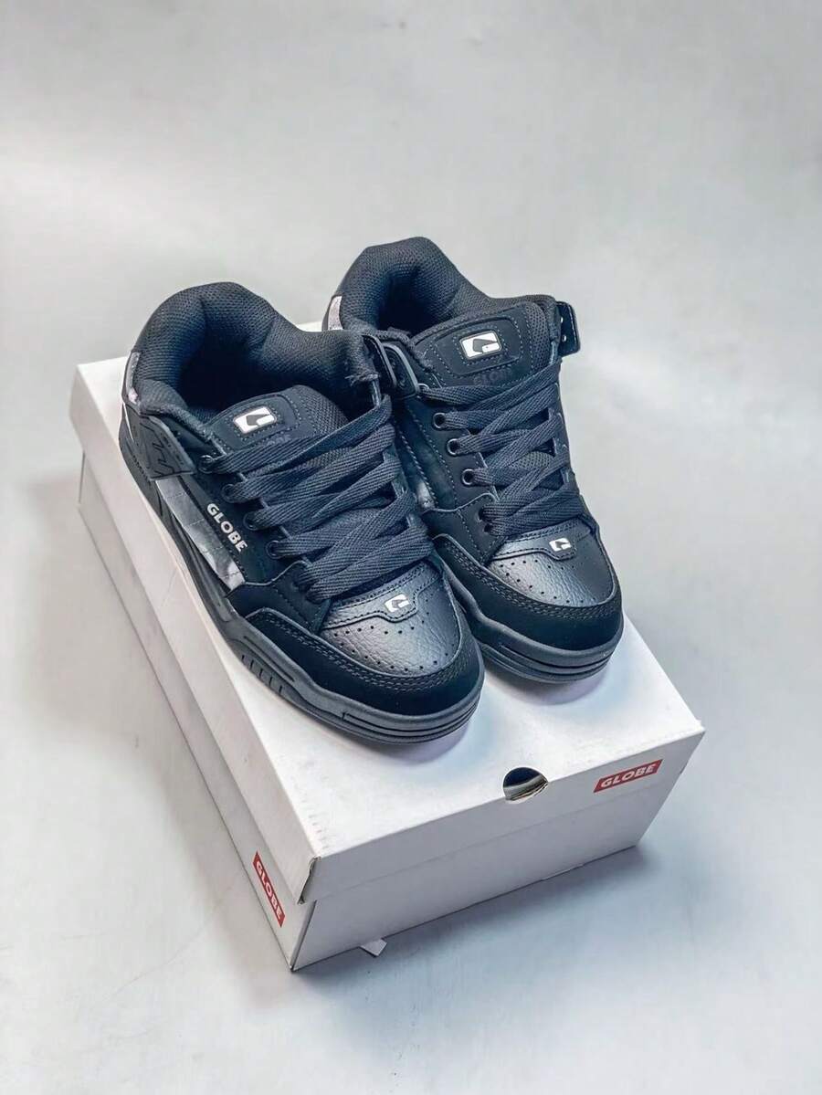 2026 New Globe Tilt Skateboard Shoes, DVS Bread Shoes, Lakai Street Dance Shoes, Etnies Skate Shoes, Circa Plus Size Shoes, ES Shoes, Gift - 黑色 - 查看 1