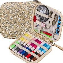 87PCS Printing Sewing Kit Pattern Sewing Set Travel Sewing Supplies With Zipper Sewing Kit Case, 87 PCS Professional Sewing Accessory For Emergency, Home - MY - View 9