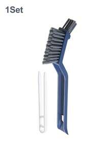 1个多功能缝隙刷，厨房炉灶清洁刷，地板缝隙刷，浴室窄缝小刷 - 藍色 - 查看 14