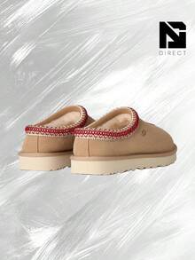 UGG Tasman II Slipper Sand Dark Cherry (Women's)- Women's Cozy Indoor-Outdoor & Snow Day Wear Shoes With Cloud-Level Comfort, Low-Profile Casual Design For Autumn Winter -Mother's Day Gifts-Father's Day Gift– Snow Boots-1174470 SDDR - SAND/DARK CHERRY - 查看 3