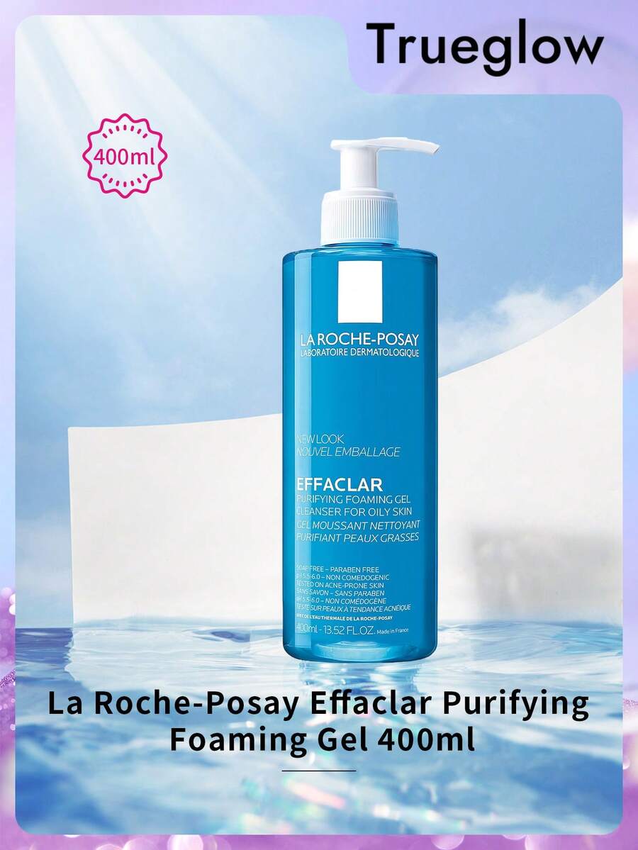 La Roche-Posay Effaclar 净肤泡沫洁面啫喱（男女通用，适合油性及敏感性肌肤）- 13.5 盎司啫喱 - 400ml - 查看 1