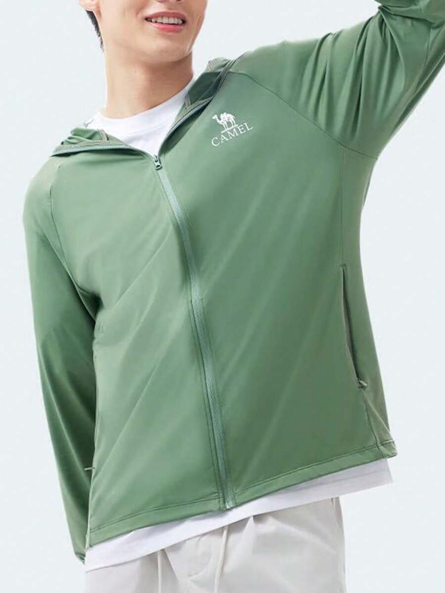 CAMEL CROWN Ropa ligera y transpirable con protección UV para mujeres, prendas de verano de seda fina para protección solar al aire libre - Verde agave - Ver 1