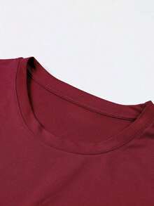 Premium Quality Women's T-Shirts! Shipping Throughout Brazil. - 紫紅色 - 查看 2