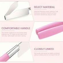 1 pieza Cortador de pastel de acero inoxidable - Herramienta creativa para cortar pasteles, divisor de pasteles y cortador de pizza - Accesorio y utensilio de cocina práctico - Multicolor - Ver 9