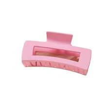 Square Matte Hair Claw Clip Large Non Slip Shark Clip Strong Hold For Heavy Thick Hair Aesthetic Preppy Hair Accessory For Women Girls Jumbo Frosted Rectangular Hair Clamp Effortless Updo Viral Style Hair Piece Elegant Matte Pink Hair Barrette For Long Curly Hair Lightweight Durable Hair Grip For Washing Face Makeup Workout Gym Yoga Sports Travel Office Daily Wear Minimalist French Style Hair Decor High Quality Resin Material Stylish Hair Fastener Gift For Bestie Mom Sister Daughter  Hair Styling Tool Sophisticated Look Secure Grip No Pull Hair Fastener Pretty Pastel Hair Accessory Essential For Morning Routine Modern Hair Catcher Versatile Hair Clasp For All Occasions Party Wedding Bridesmaid Gift Chic Headpiece For Teens Students Professionals Easy Hair Management Sleek Design Hair Ornament High Tension Spring For Secure Hold Beautiful Styling Solution Every Day Use Comfortable Fit - 11cm Blue Rabbit Fur - View 4
